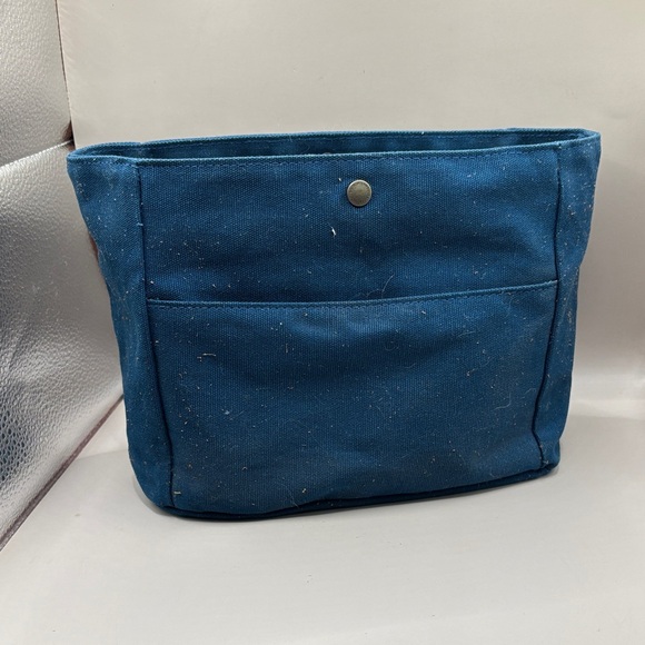 Portland Leather Handbags - Portland Leather Blue Canvas Tote Insert Bag